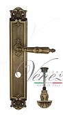 Дверная ручка Venezia на планке PL97 мод. Anneta (мат. бронза) сантехническая, поворот